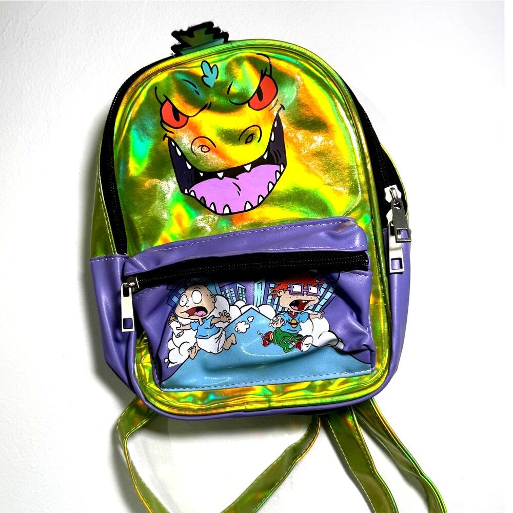 Nickelodeon Rugrats Reptar Holographic Mini Backpack - Picture 2 of 6